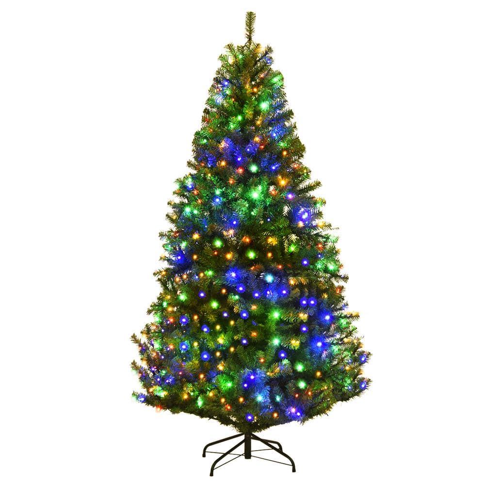 6 ft. Pre-Lit Artificial Christmas Tree with 350 LED Lights