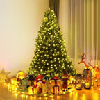 6 ft. Pre-Lit Artificial Christmas Tree with 350 LED Lights