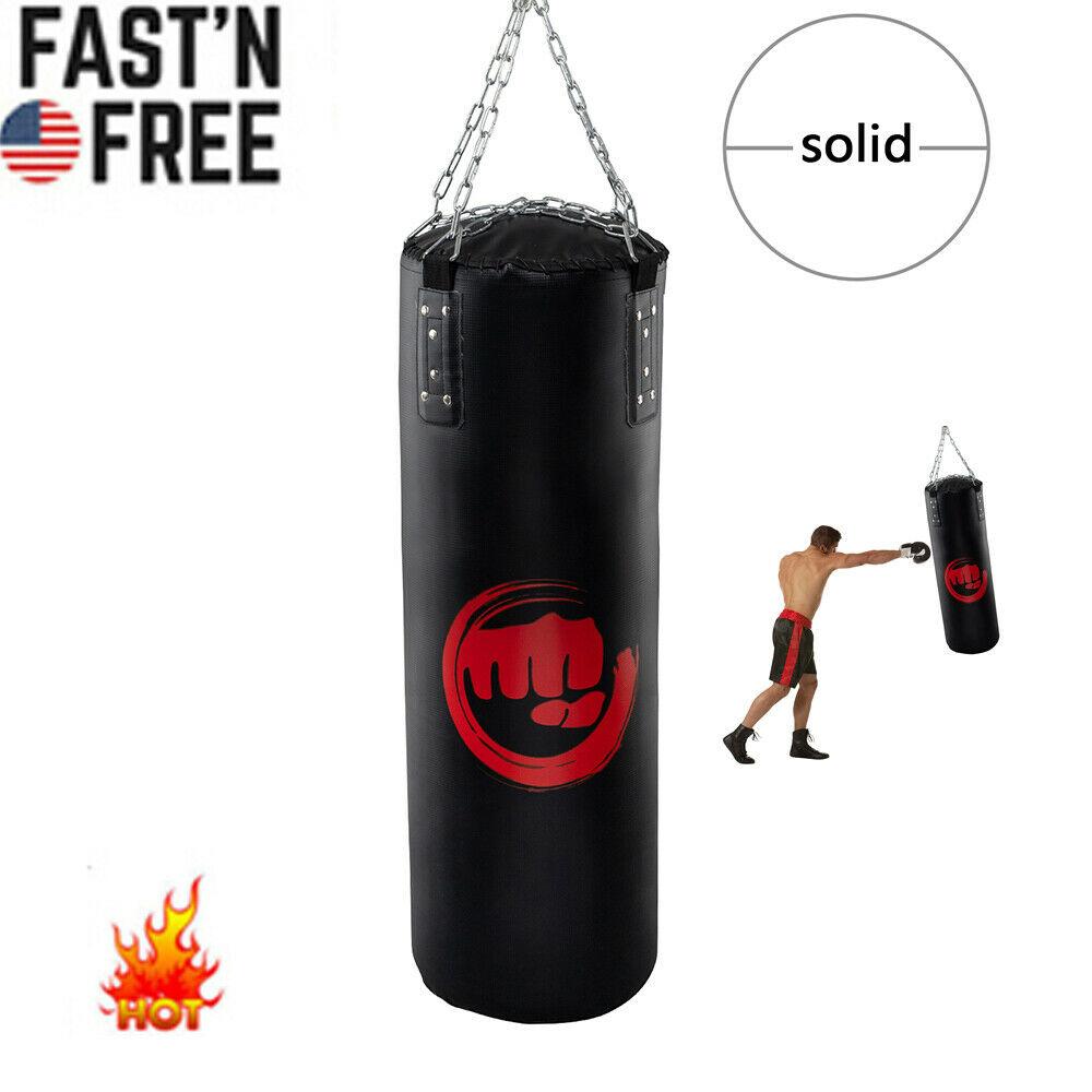 Punching Bag for Man Women Kids, Indoor/Garden Boxing Bag Heavy Bag Set with Chain, Ceiling Hook for MMA, Kickboxing, Muay Thai, Karate, Taekwondo