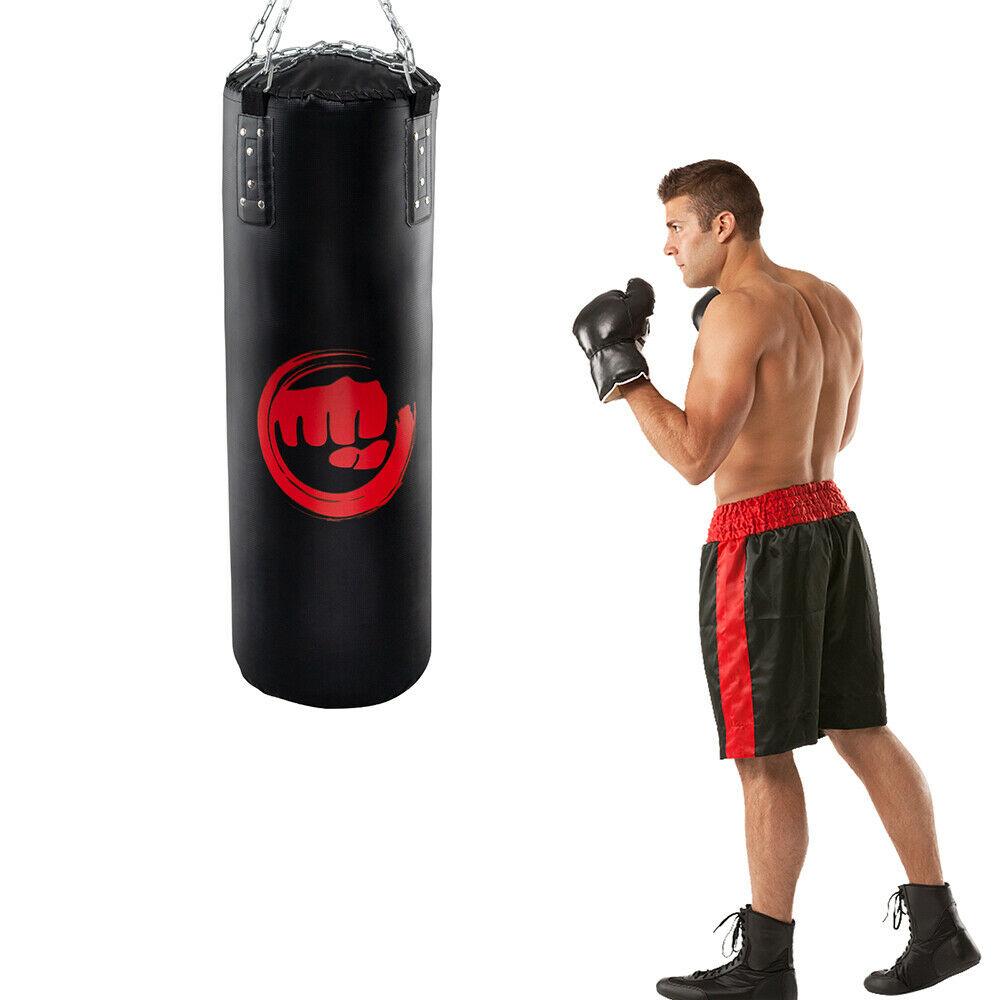 No-rip Filled Heavy Punching Bag for and KicGreat for Boxing, MMA, Muay Thai and Kickboxing for Best Fitness Workouts