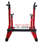 OUSGAR Multi-Function Barbell Rack Dip Stand Height Adjustable Barbell Stand Weight Lifting Rack Gym Family Fitness Squat Rack Weight Lifting Bench Press Dipping Station Weight Set