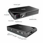 pico size dlp projector home cinema wifi proyector 3d movie meeting trip hdmi tv