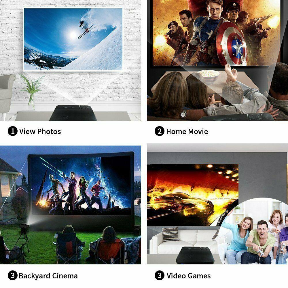 pico size dlp projector home cinema wifi proyector 3d movie meeting trip hdmi tv
