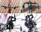 700C Road Bike 21/27/30 Variable Speed Bicycle Bend Handle Double Disc Brake Aluminum Road Bicycle Male and Female Bike,ium Silver,27