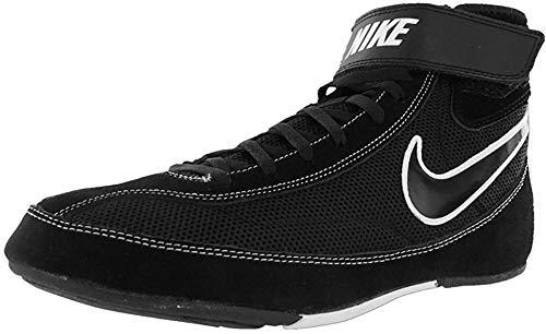 Men's Speedsweep VII Wrestling Shoes (9.5 M US, Black/Black/White)