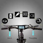 SOHOO 48V500W13AH 20" Adult Folding Step-Thru Fat Tire eBike Mountain Bicycle foldable Snow Electric Bicycle (Black)