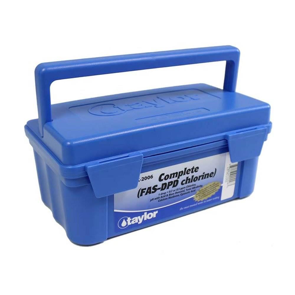 Taylor K2006  Swimming Pool Water FAS-DPD Chlorine pH Alkaline Test Kit (4 Pack)