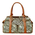 Backbone  Leather Pet Carrier, Leopard