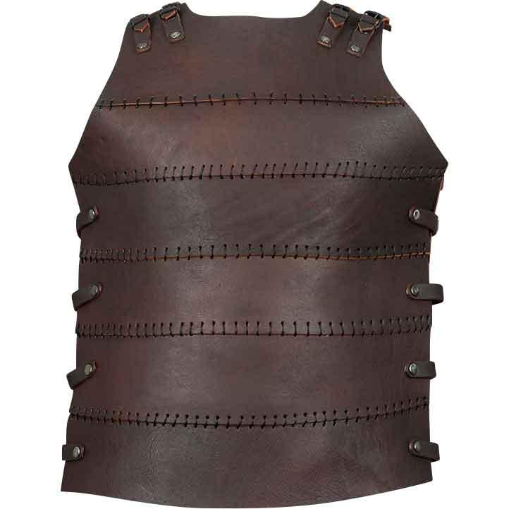 Erend Leather Body Armour in Brown by Medieval Collectibles