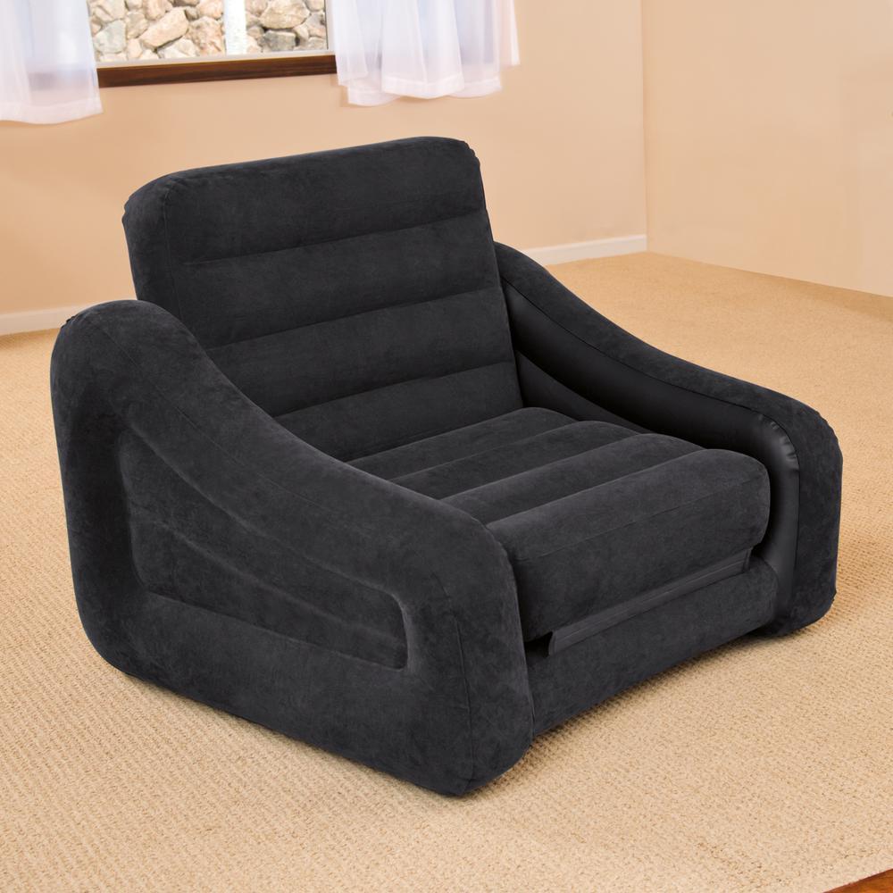 Inflatable Pull Out Chair Seat and Twin Bed Air Mattress Sper (3-Pack)