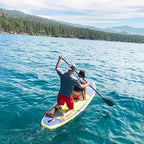 Classic 10 ft. 6 in. Glowworm Premium Inflatable Stand Up Paddle Board with Full SUP Accessories