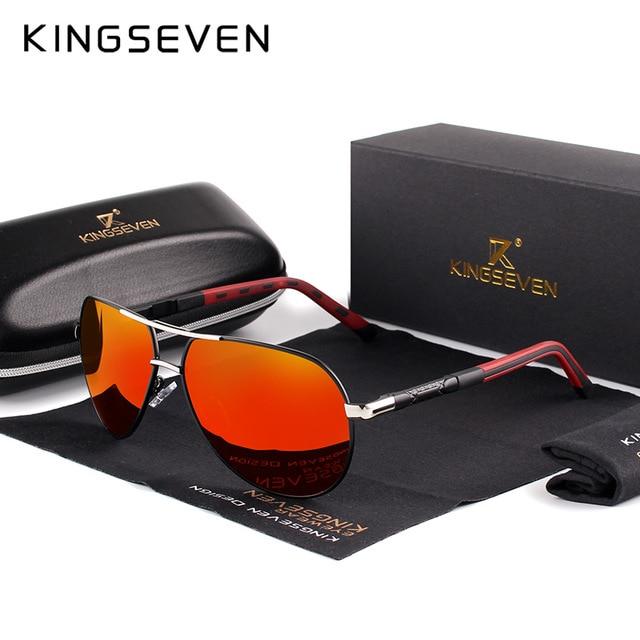Aluminum Magnesium Men's Polarized Coating Mirror Sunglasses