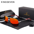 Aluminum Magnesium Men's Polarized Coating Mirror Sunglasses