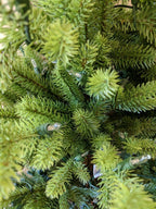 Open Box Balsam Hill Red Spruce Slim 6.5' Tree w Candlelight LED Light Christmas
