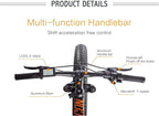 750W Fat Tire Electric Bike Adults BAFAGN Motor Electric Mountain E-Bike Samsung 48V Lithium Battery  7-Speed Snow Bicycle E Bikes UL GCC