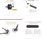 750W Fat Tire Electric Bike Adults BAFAGN Motor Electric Mountain E-Bike Samsung 48V Lithium Battery  7-Speed Snow Bicycle E Bikes UL GCC