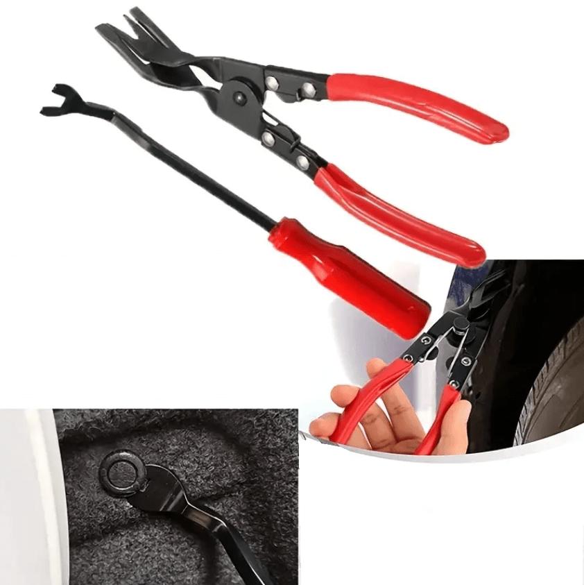 1pc/2pcs Car Fastener Removal Tool Trim Dash Removal Rivet Clips Car Door Panel Installer Cover Car Trim Screwdriver