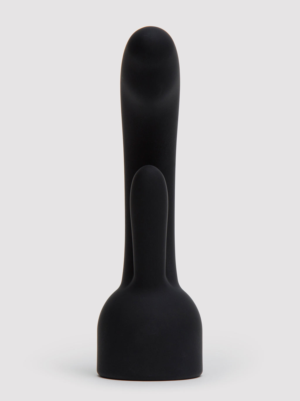 Doxy Number 3 Black Silicone Rabbit Wand Attachment , Black