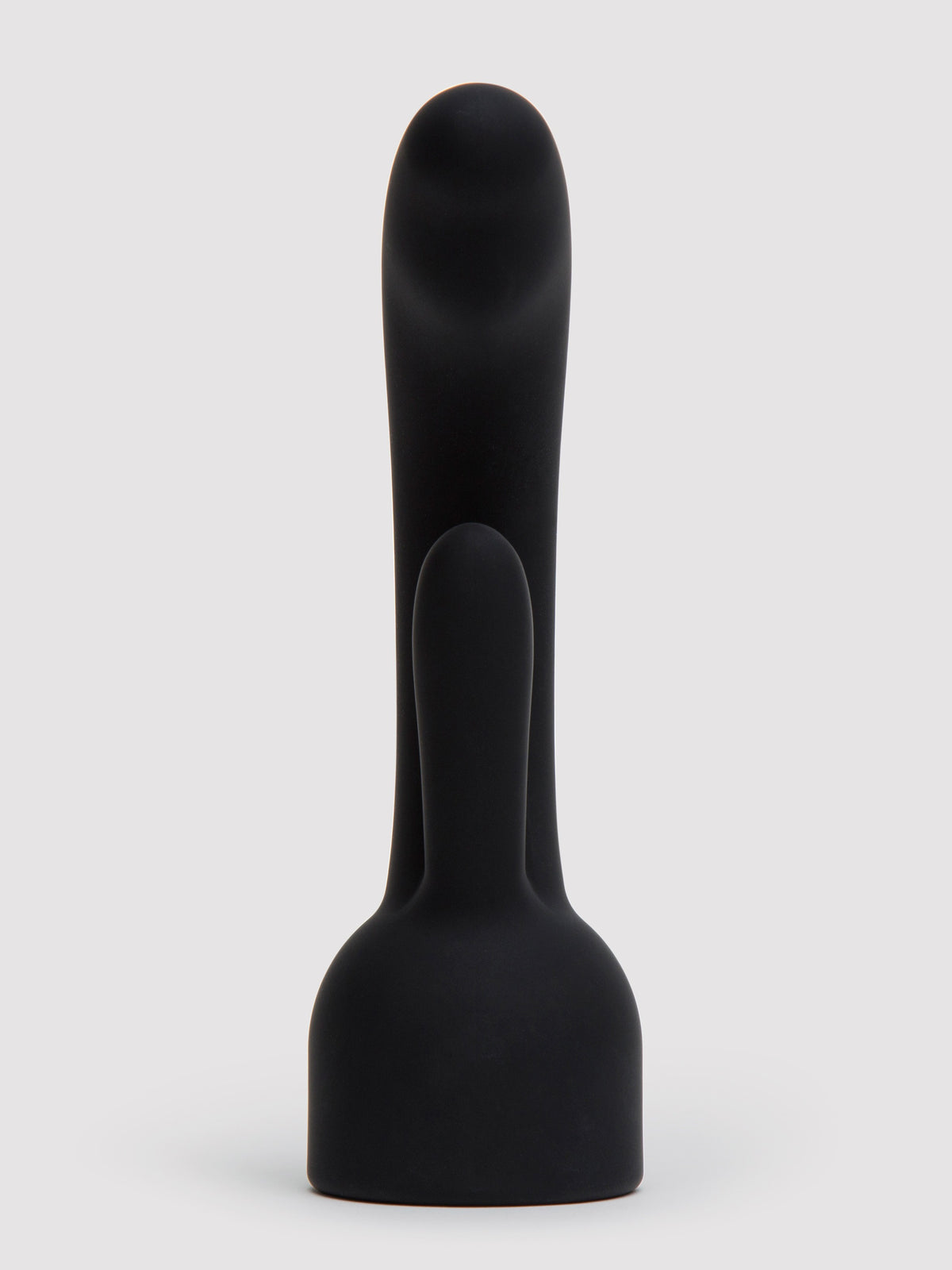 Doxy Number 3 Black Silicone Rabbit Wand Attachment , Black