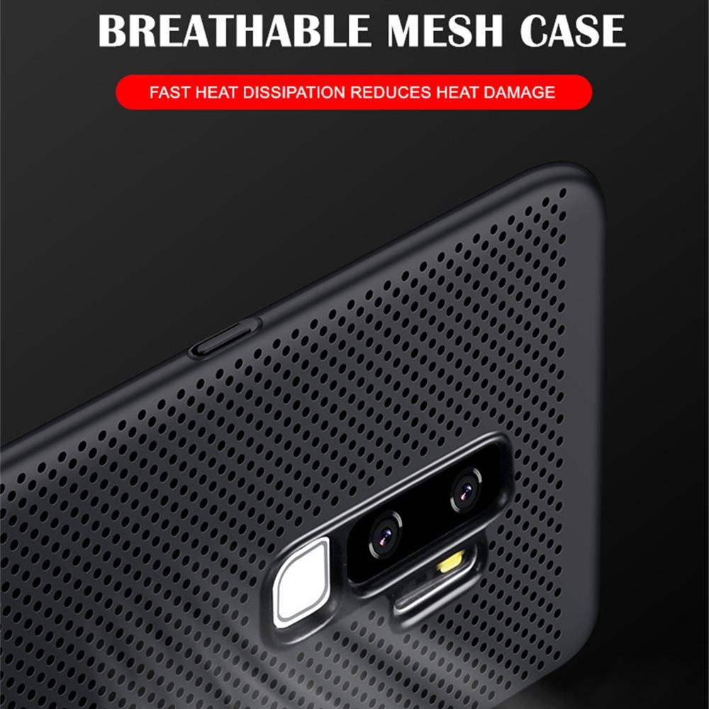 Phone Accessories - Hard PC Matte Full Cover Heat Dissipation Case For Samsung Galaxy S8 S9 S10 Plus NOTE 8 9 S6 S7 Edge