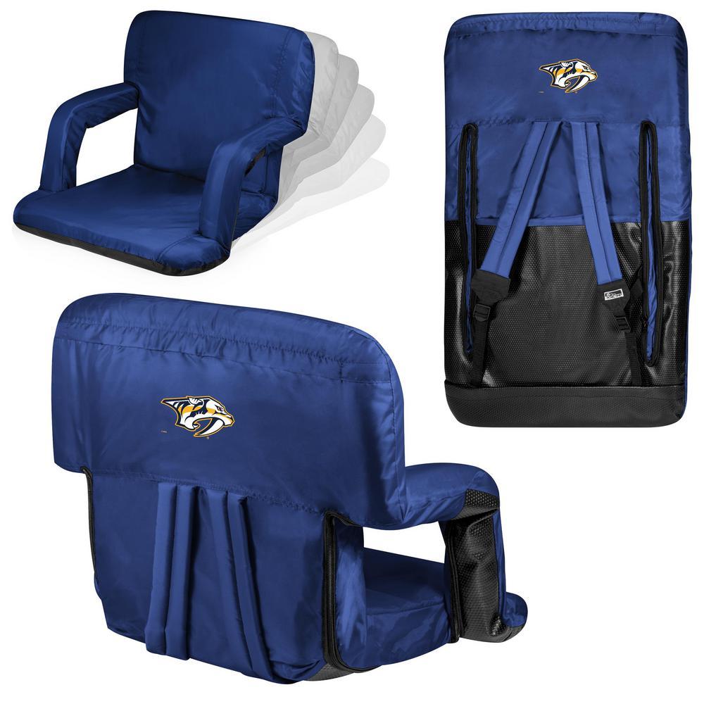 Nashville Predators Navy Portable Reclining Stadium Seat