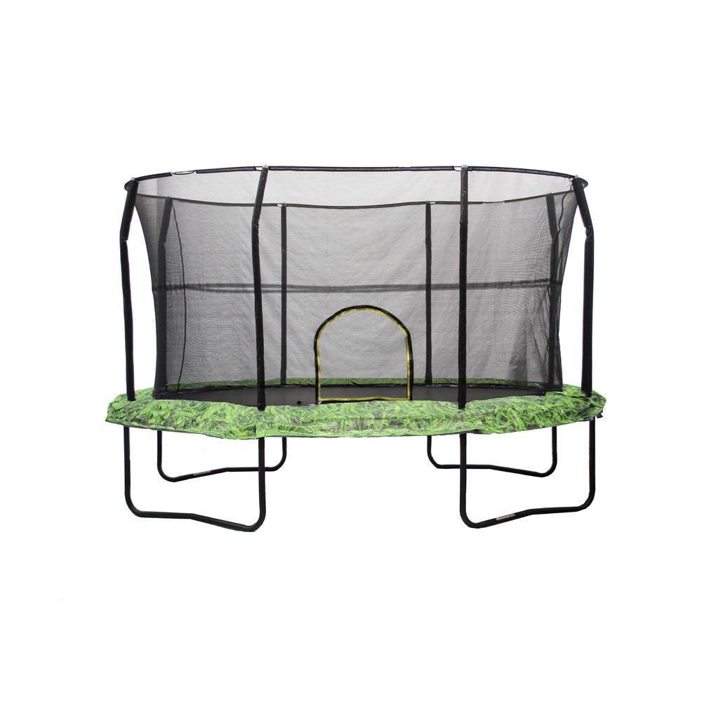 8 ft. by 12 ft. Fern Trampoline Enclosure Combo