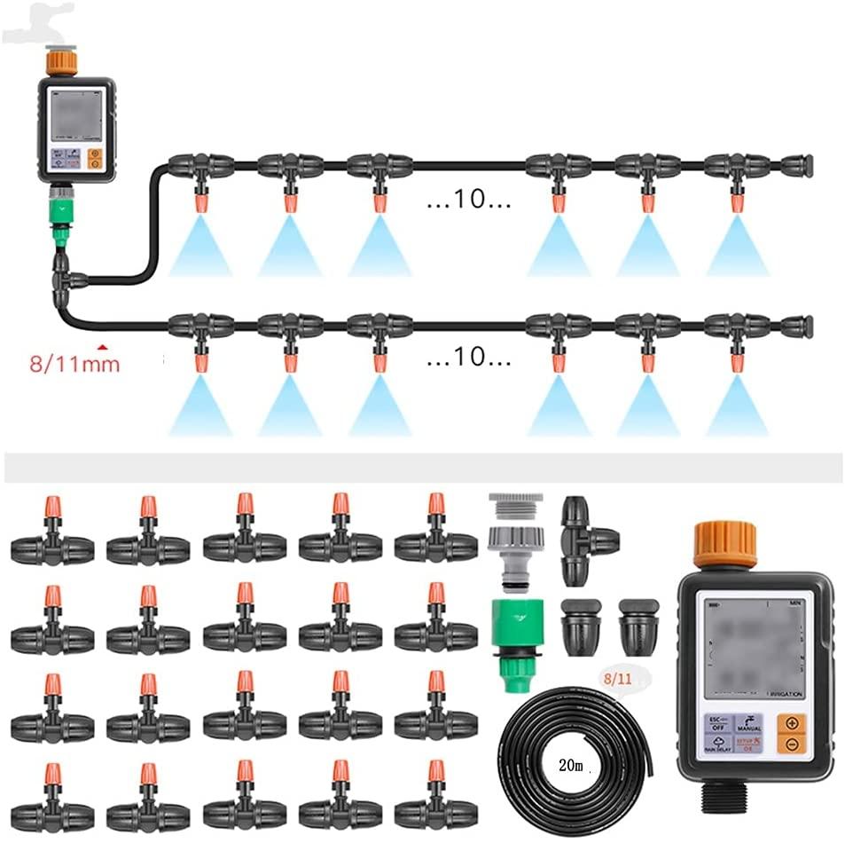 BBGS Micro Garden Irrigation DIY System, Adjustable Blank Distribution Tubing Watering Drip Kit for Greenhouse Plant, Flower Bed, Patio, Lawn (Color : Style 2)