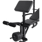 Adjustable Weight Lift Bench Rack Set Fitness Barbell Dumbbell Workout