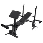 Adjustable Weight Lift Bench Rack Set Fitness Barbell Dumbbell Workout