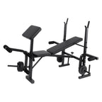 Adjustable Weight Lift Bench Rack Set Fitness Barbell Dumbbell Workout