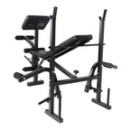 Adjustable Weight Lift Bench Rack Set Fitness Barbell Dumbbell Workout