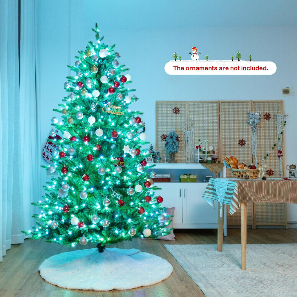 7ft App-Controlled Pre-lit Christmas Tree Multicolor Lights w/ 15 Modes