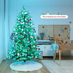 7ft App-Controlled Pre-lit Christmas Tree Multicolor Lights w/ 15 Modes