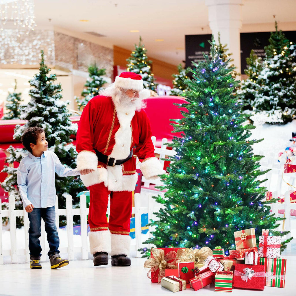 7ft App-Controlled Pre-lit Christmas Tree Multicolor Lights w/ 15 Modes