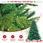 7ft App-Controlled Pre-lit Christmas Tree Multicolor Lights w/ 15 Modes