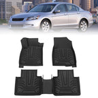 TPE All-Weather Floor Mats Fit Honda Accord 2018-2023 Sedan BLACK Generic