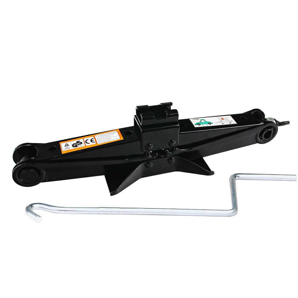 4PCS 2Ton RV Camper Leveling Scissor Jacks Trailer Stabilizer w/Handle Black