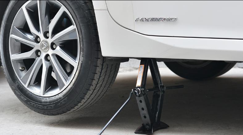 4PCS 2Ton RV Camper Leveling Scissor Jacks Trailer Stabilizer w/Handle Black