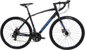 Tommaso Siena  Tourney Gravel Adventure Bike with Disc Brakes, Extra Wide Tires, Perfect for Road Or Dirt Touring, Matte Black
