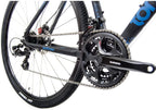 Tommaso Siena  Tourney Gravel Adventure Bike with Disc Brakes, Extra Wide Tires, Perfect for Road Or Dirt Touring, Matte Black