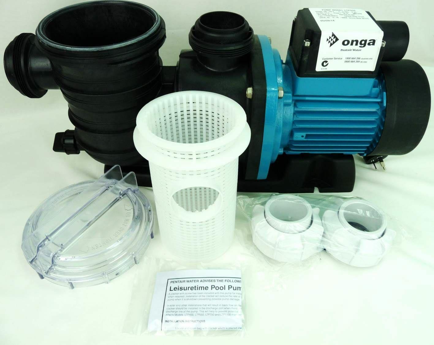 onga ltp1100 leisure time pool pump 1.5 hp swimming pool &amp; solar pump ltp-1100