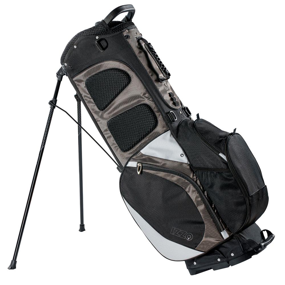 Izzo Golf Lite Carry-Stand Bag with Dual Shoulder Strap, Black