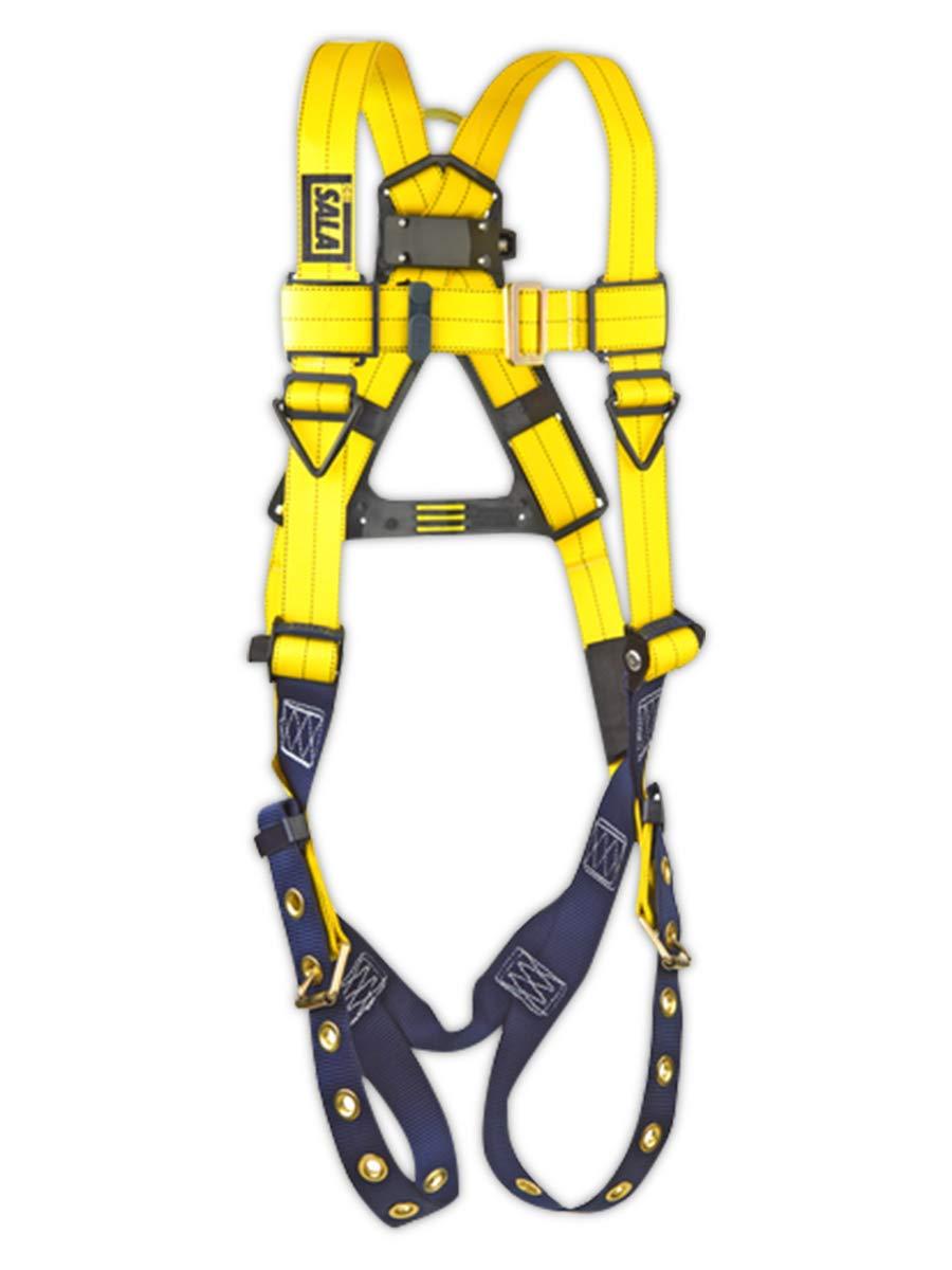 DBI-SALA 1101258 Delta Vest-Style Harness with Back D-Ring, 3X-Large, Yellow