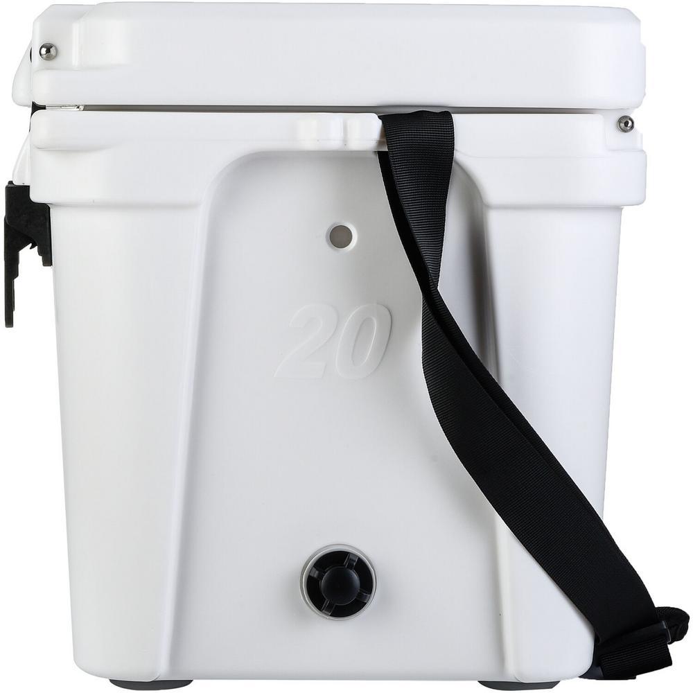 Classic 20 Qt. Rotational-Molded Cooler in White