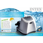intex krystal clear saltwater pool chlorinator and intex automatic pool vacuum