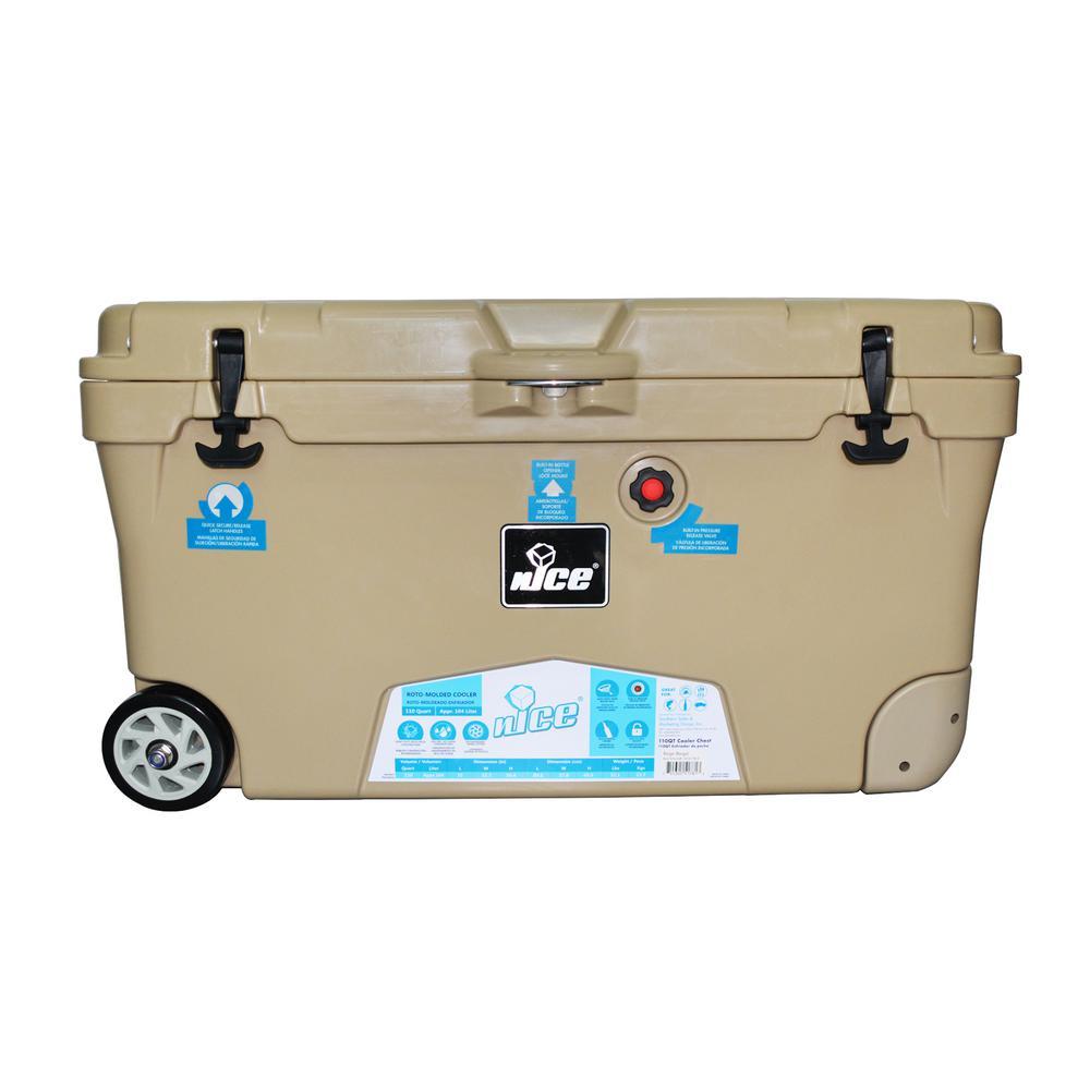 110 qt. BeiWheeled Cooler