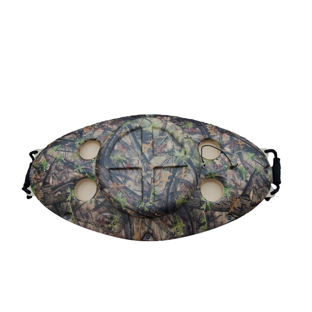 30 Qt. Outdoor Insulated Floating Cooler in Camo Timber Brush