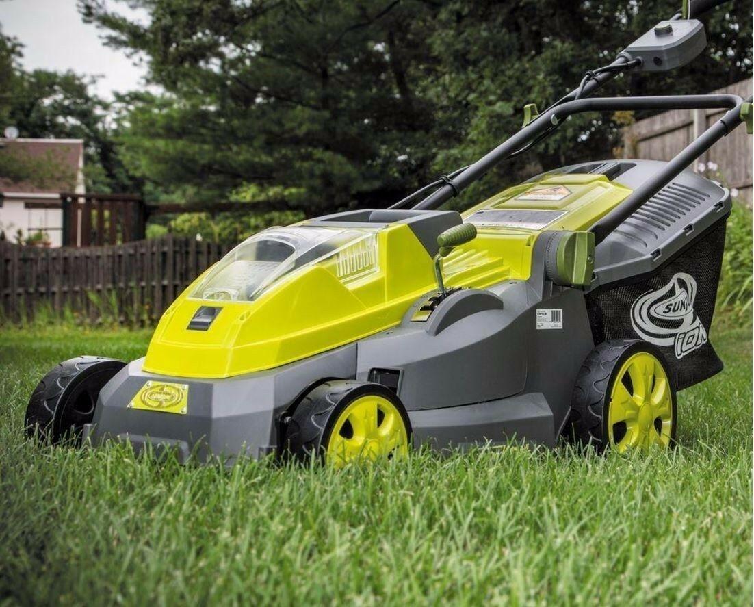 Compact Design Cordless Electric Lawn Mower 40 Volt 16 Inch with Brushless Motor