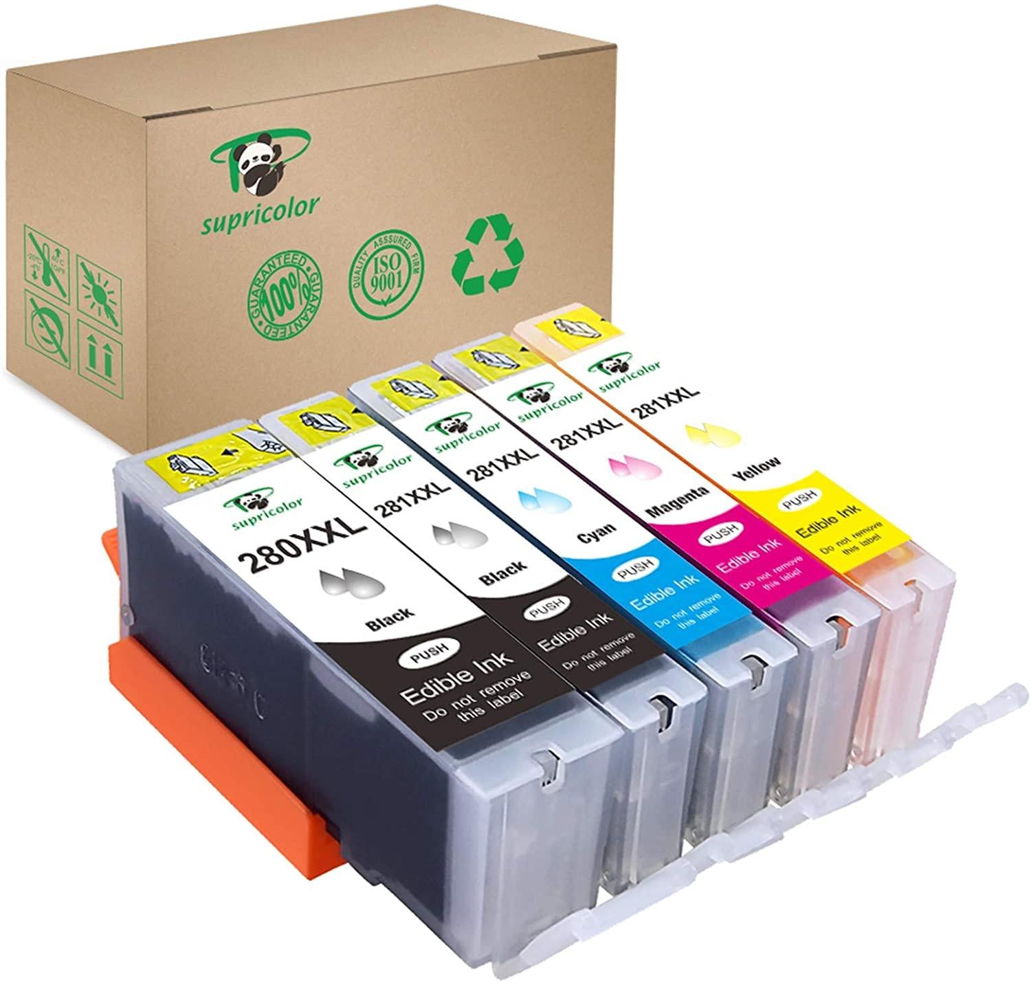 Canon PIXMA Cake Image Printer, Edible Ink Cartridges, Wafer &amp; Sugar Sheets Bundle