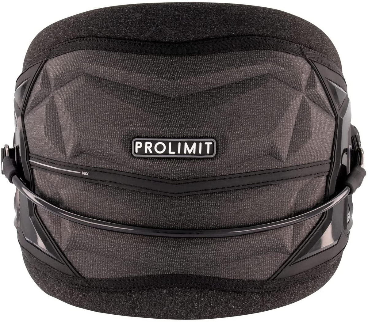 Prolimit Vex Kiteboarding Kitesurfing Surfing Kite Waist Harness - Hex Black - Pre-Curved and 3D Shaped